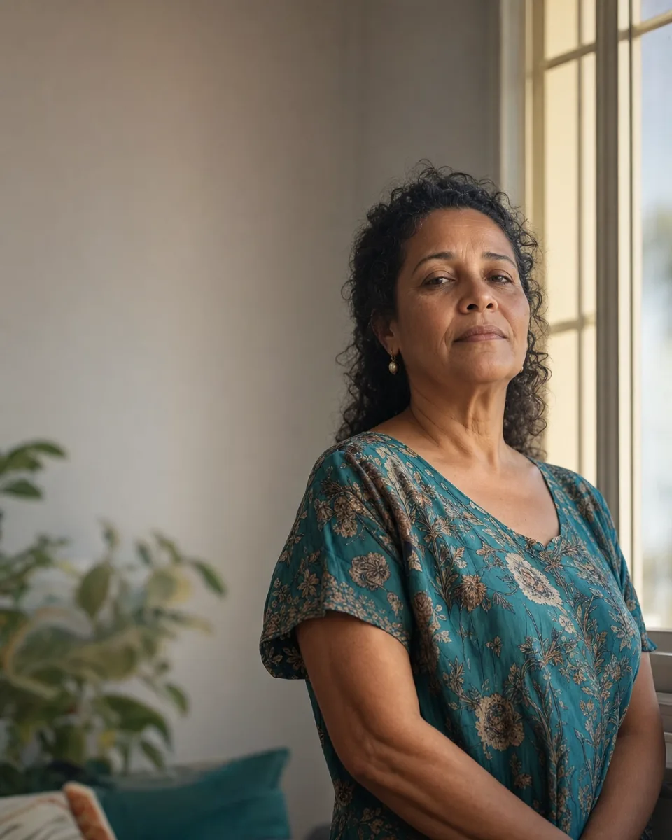 Paciente olhando pela janela com esperança de conseguir seu medicamento de alto custo